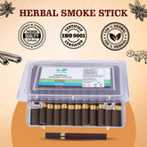 Ayurvedic Herbs Cigarettes, Non Addictive Pack Of 25 Sticks King Size | Cigarette Alternatives - Herbal Cigarette Clove Flavour No Tobacco & Non Nicotine
